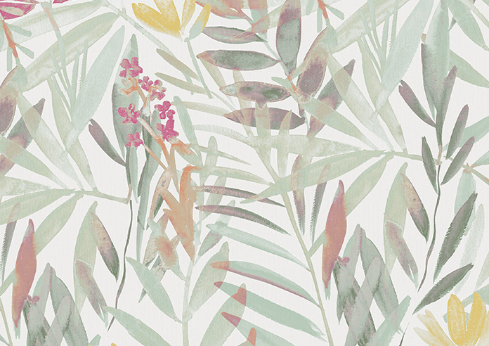 Watercolour Jungle, Glow - Twist&Fit Roller Blind - Image 6